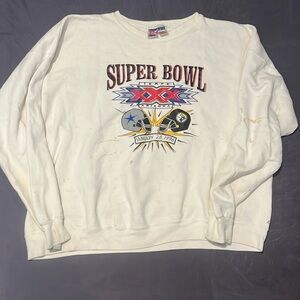 Super Bowl XXX 1996 Hanes Crewneck Size XXL
